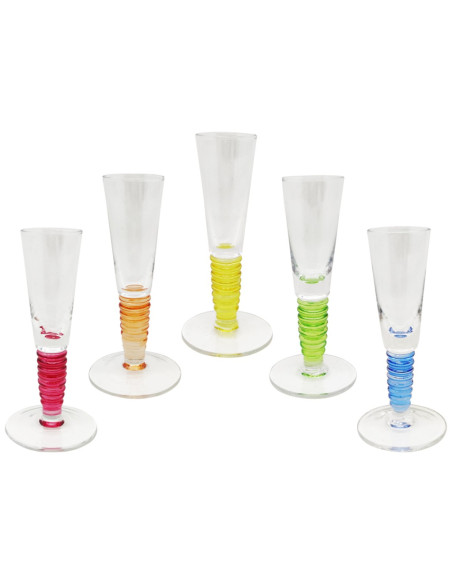 IVAT SET 5 CALICI LIQUORE 3,5 CL IN VETRO - ALIAS