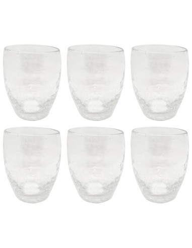 IVAT SET 6 BICCHIERI ACQUA 36 CL IN VETRO - ICE...