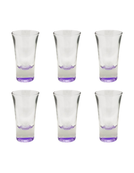 IVAT SET 6 BICCHIERI LIQUORE 5 CL IN VETRO