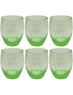 IVAT SET 6 BICCHIERI VINO 29 CL IN VETRO - ICE ROSSO... 2