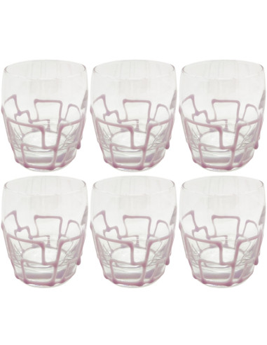 IVAT SET 6 BICCHIERI VINO IN VETRO 20 CL - MENU