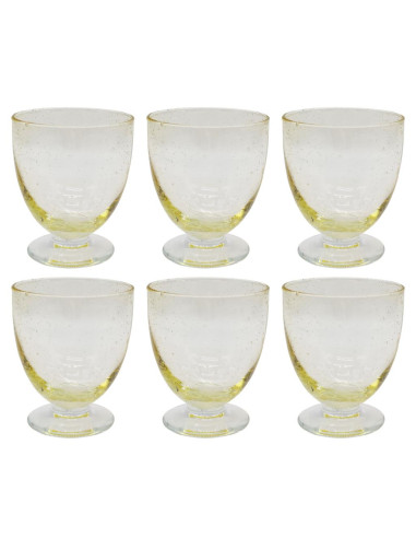 LA PASCA SET 12 CALICI VINO 30 CL - AMBRA