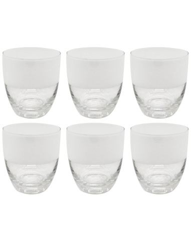 LAPASCA SET 6 BICCHIERI ACQUA IN VETRO 37 CL -...