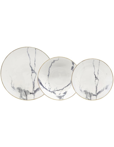 LIVELLARA SERVIZIO DI PIATTI 45 PEZZI - RUSKEALA