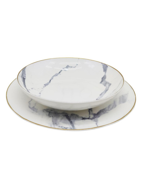 LIVELLARA SERVIZIO DI PIATTI 45 PEZZI - RUSKEALA