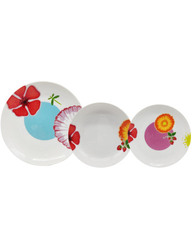 MONDI SERVIZIO PIATTI 21 PEZZI - KITSCH