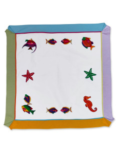 MONICA VIGNOLINI TOVAGLIETTA QUADRATA 85 X 85 CM  2