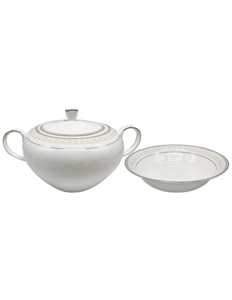 MONNO SERVIZIO DI PIATTI 56 PEZZI - SIDERA