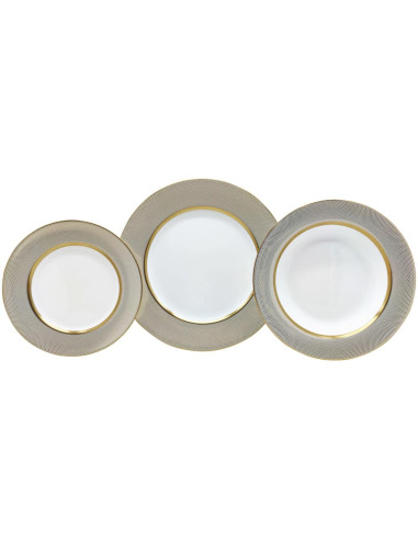 NARUMI SERVIZIO TAVOLA 57 PZ - MESH DIAMOND ORO