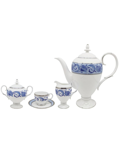 NORITAKE SERVIZIO DI PIATTI 56 PEZZI - SONNET IN BLUE