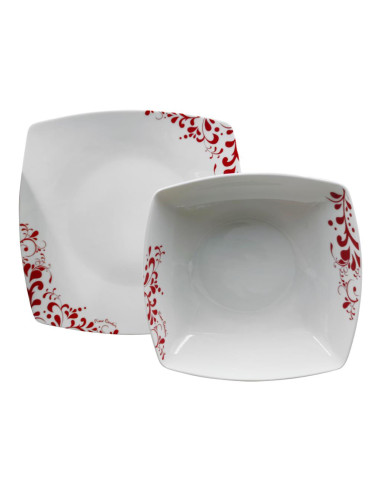 PIERRE CARDIN SERVIZIO PIATTI 51 PEZZI - SYMA...