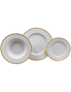 PIERRE CARDIN SERVIZIO PIATTI 56 PEZZI - DORY ORO