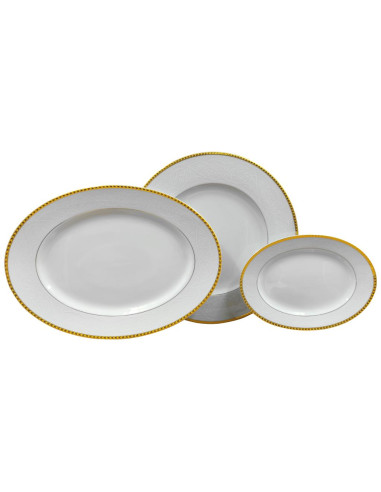 PIERRE CARDIN SERVIZIO PIATTI 56 PEZZI - DORY ORO