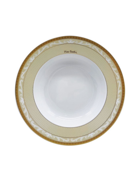 PIERRE CARDIN SERVIZIO PIATTI 62 PEZZI - ROXY KING ORO