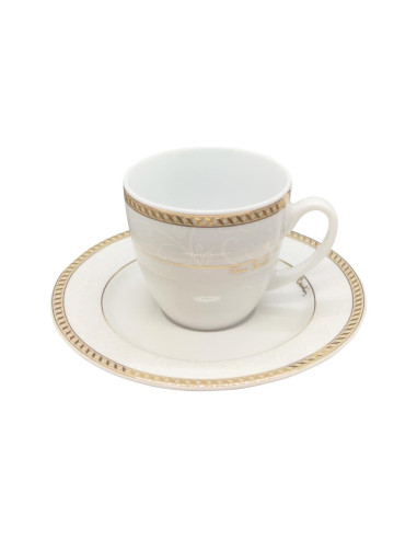 PIERRE CARDIN SET 4 TAZZE THE CON PIATTINO -...