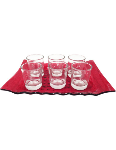 PIERRE CARDIN SET 6 BICCHIERINI LIQUORE E...