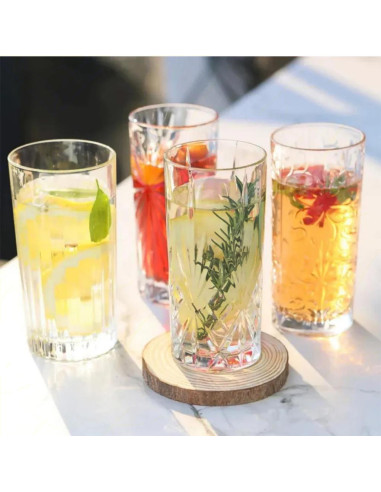 RCR SET 4 BICCHIERI LONGDRINK 36 CL - MIXOLOGY