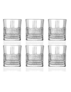 RCR SET 7 PEZZI BOTTIGLIA + BICCHIERI WHISKY - BRILLANTE 2