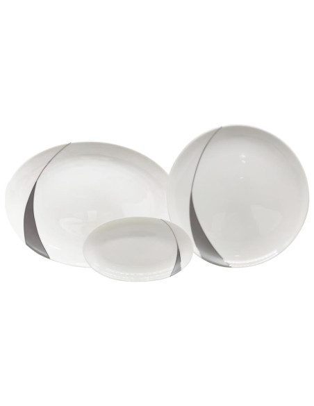 RICHARD GINORI SERVIZIO DI PIATTI 55 PEZZI - ECLISSI