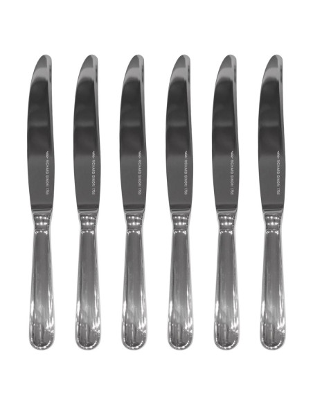 RICHARD GINORI SET 6 COLTELLI TAVOLA IN ACCIAIO INOX