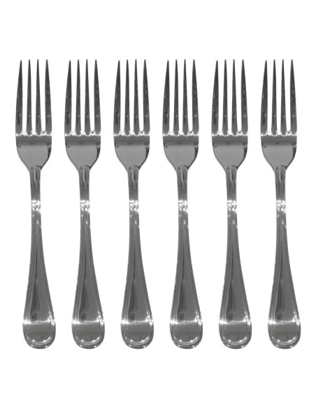 RICHARD GINORI SET 6 FORCHETTE TAVOLA IN ACCIAIO INOX
