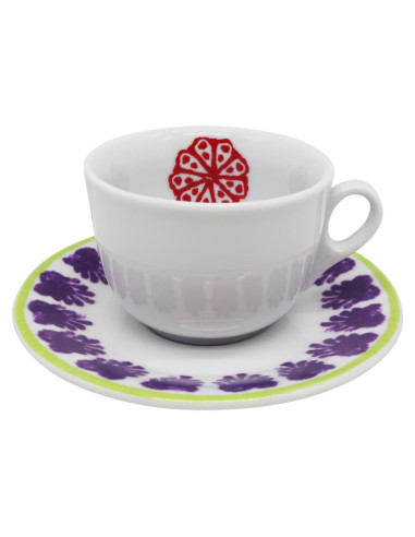 RICHARD GINORI SET 6 TAZZE COLAZIONE CON...