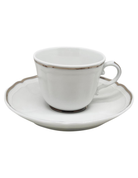 RICHARD GINORI SET 6 TAZZE DA CAFFÈ CON PIATTINO - ANTICO DOCCIA