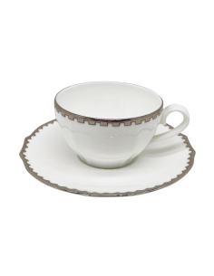 RICHARD GINORI TAZZA DA TÈ CON PIATTINO - DUCHESSA LUNA