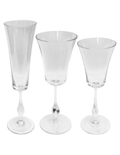 SCHERZER SERVIZIO CALICI IN CRISTALLO 12 PEZZI - ROMANCE