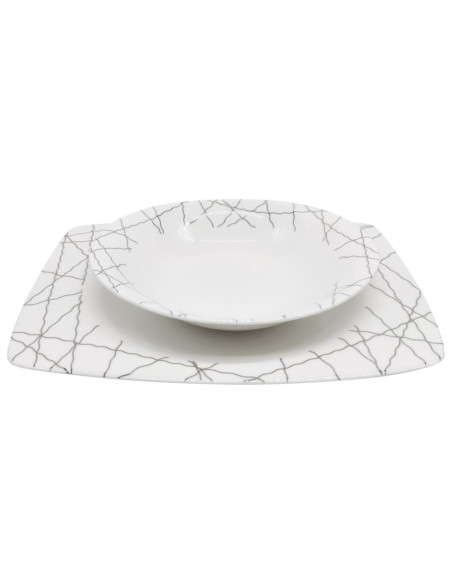 SCHERZER SERVIZIO DI PIATTI 60 PEZZI - SUBLIMA STYLE