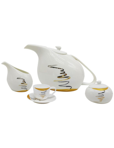 SCHERZER SERVIZIO PIATTI 55 PEZZI - DOMINA RAY...