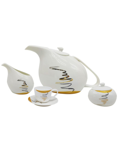 SCHERZER SERVIZIO PIATTI 55 PEZZI - DOMINA RAY OF LIGHT