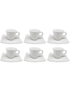 SCHERZER SET 6 TAZZE CAFFÈ CON PIATTINO 70 ML - GOLF