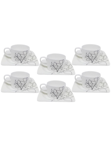 SCHERZER SET 6 TAZZE DA TÈ - SUBLIMA LOTUS