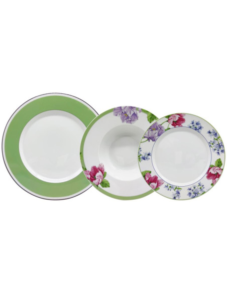 SELTMANN WEIDEN SERVIZIO DI PIATTI 61 PEZZI - FLOWERS