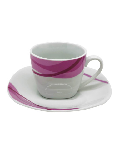 SHERWOOD SET 6 TAZZE CAFFÈ CON PIATTINO 90 ML