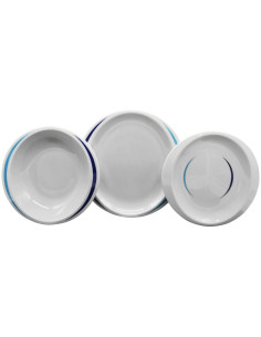 TENDENZE SERVIZIO PIATTI 18 PEZZI - VIRGO 