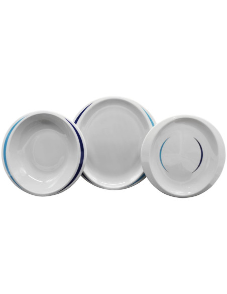 TENDENZE SERVIZIO PIATTI 18 PEZZI - VIRGO 