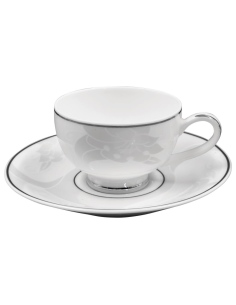 TENDENZE SERVIZIO PIATTI 24 PEZZI - AMY PLATINO 2