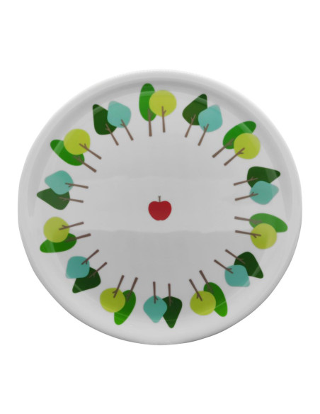 TENDENZE SET 12 PIATTI DOLCE CON PIATTO PORTATA - ALBA ALBERI