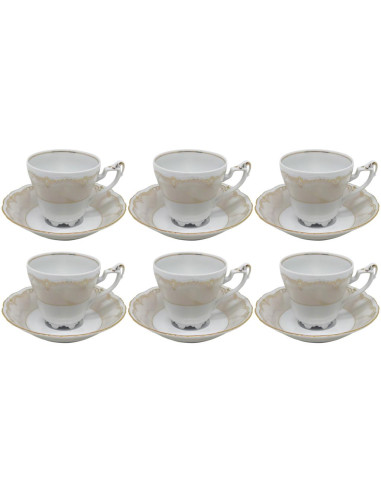 TETTOU SET 6 TAZZE TÈ 21 CL - ARIADNE JANICE