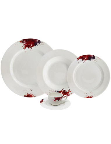 TETTOU SET PIATTI 4 PEZZI - SAPHIR DIAMANT