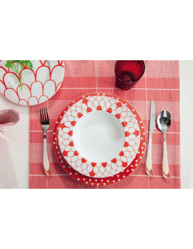 TOGNANA SERVIZIO PIATTI 67 PEZZI - ARENA LIPSTICK