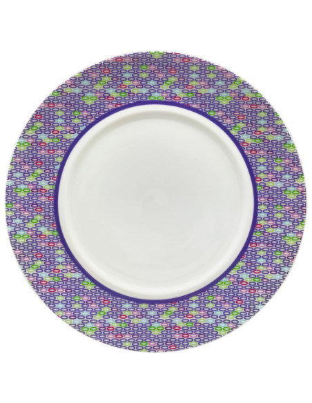 TOGNANA SET 2 POSTI TAVOLA 6 PEZZI - VIOLET BEANS