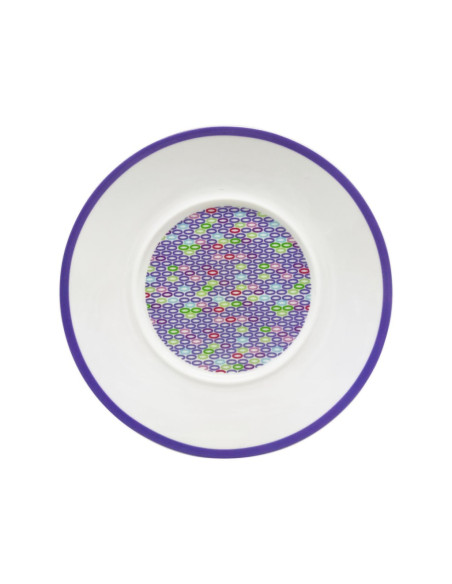 TOGNANA SET 2 POSTI TAVOLA 6 PEZZI - VIOLET BEANS