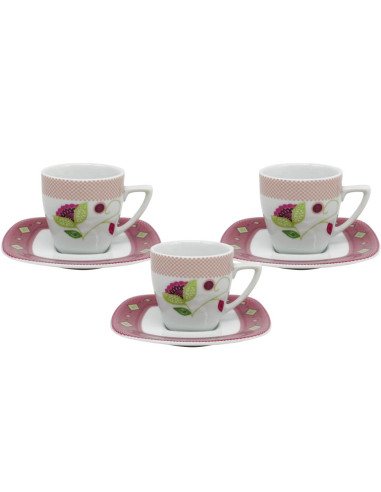 TOGNANA SET 3 TAZZE CAFFÈ - TECHNO FLIRT