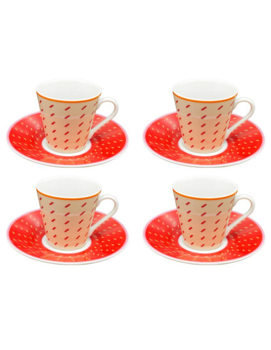 TOGNANA SET 4 TAZZE CAFFE 10 CL - FORMA COSMOS