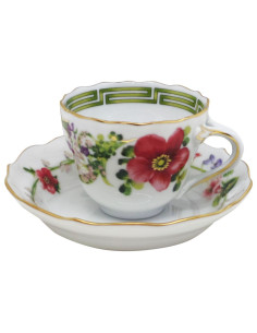 VERSACE TAZZA CAFFÉ CON PIATTINO 95 ML - FLOWER FANTASY