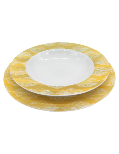 WEISSESTAL SERVIZIO PIATTI 18 PEZZI - ARAZZO