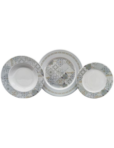 WEISSESTAL SERVIZIO PIATTI 36 PEZZI - SPARTA